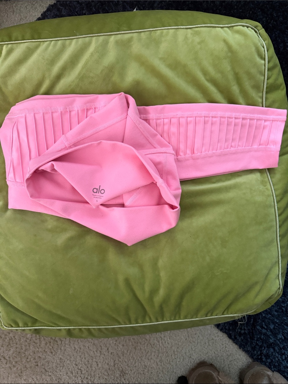 ALO Yoga Pink High-Waist Leggings